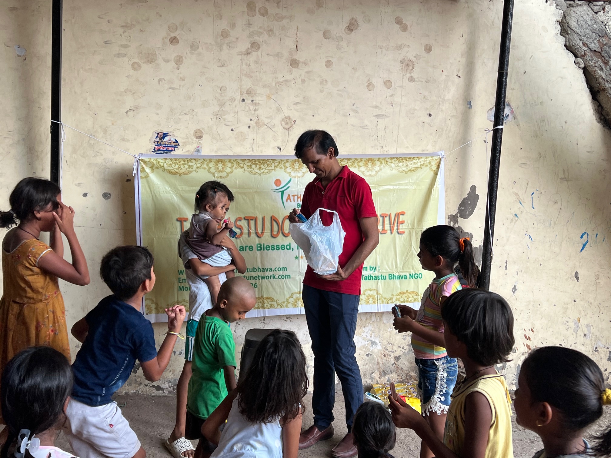 Encouragement Visits & Nutrition Support for Slum Children